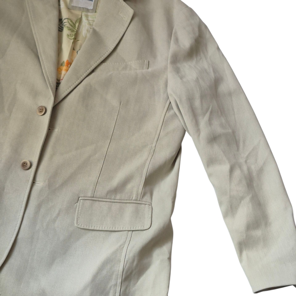 L Tommy Bahama men's Beige Blazer - Picture 5 of 16